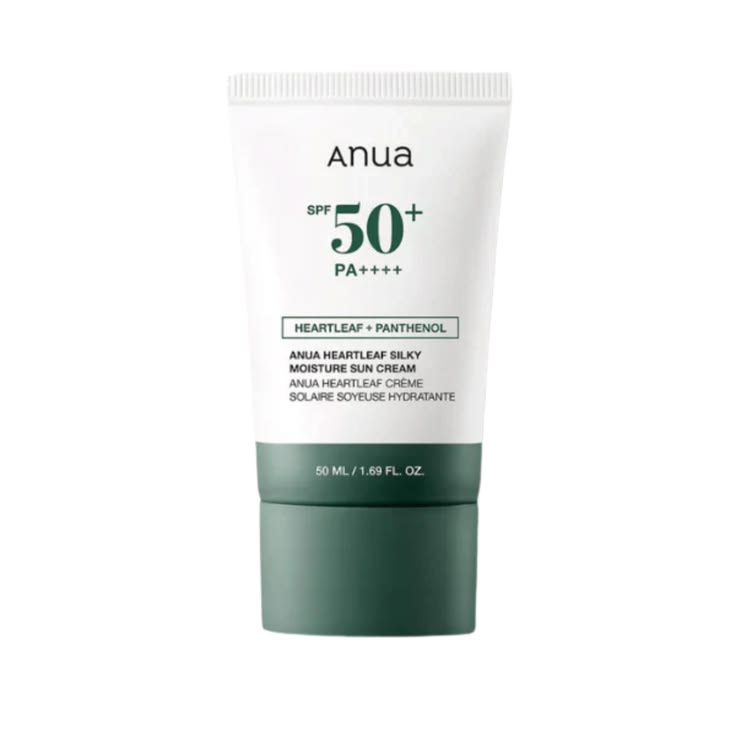 Anua – Crema Solar Hidratante Heartleaf SPF50+ PA++++, 50 ml