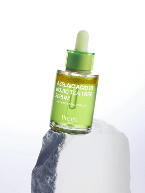 PURITO – Sérum de Ácido Azelaico 10%, Ácido Kójico y Árbol del Té, 30 ml