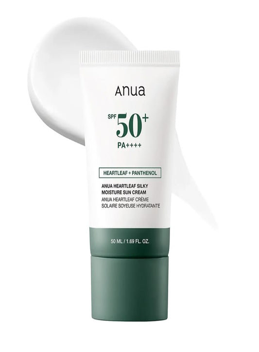 Anua – Crema Solar Hidratante Heartleaf SPF50+ PA++++, 50 ml