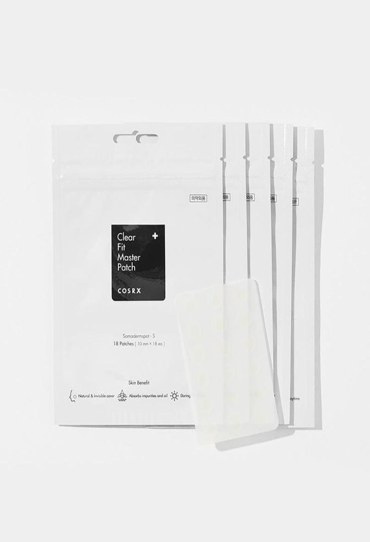 COSRX – Parches Transparentes para Granos Clear Fit Master Patch – 18 unidades