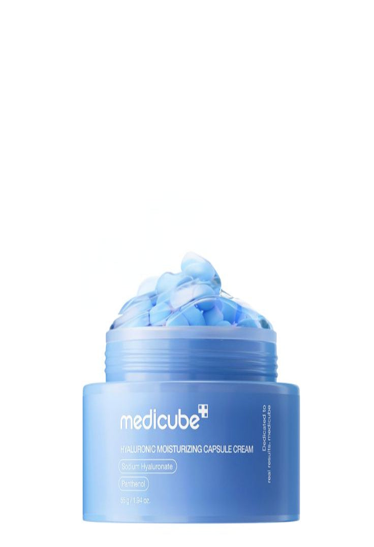 Medicube – Crema Hidratante con Cápsulas de Ácido Hialurónico – 55 g