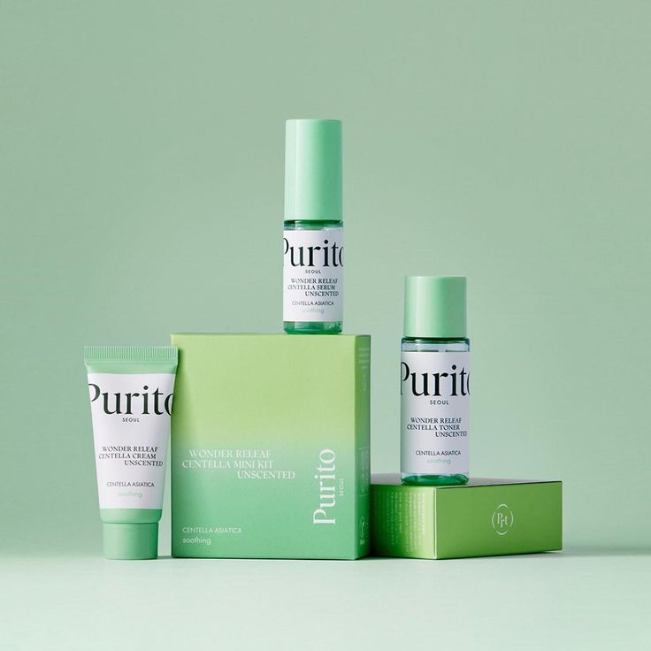 PURITO – Wonder Releaf Centella Mini Kit Sin Fragancia (3 piezas)