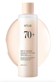 Anua – Tónico Iluminador de Arroz 70% (Glow Milky Toner), 150 ml