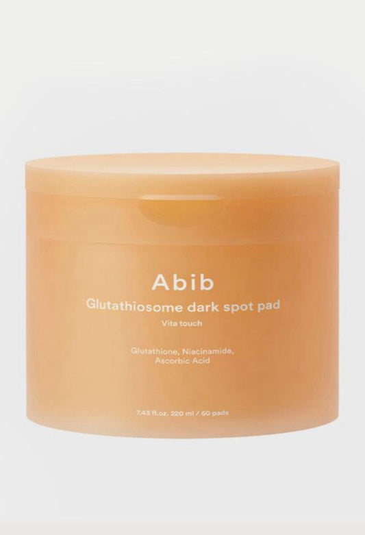 Abib – Discos Iluminadores Antimanchas Glutathiosome Vita Touch – 60 discos (220 ml)