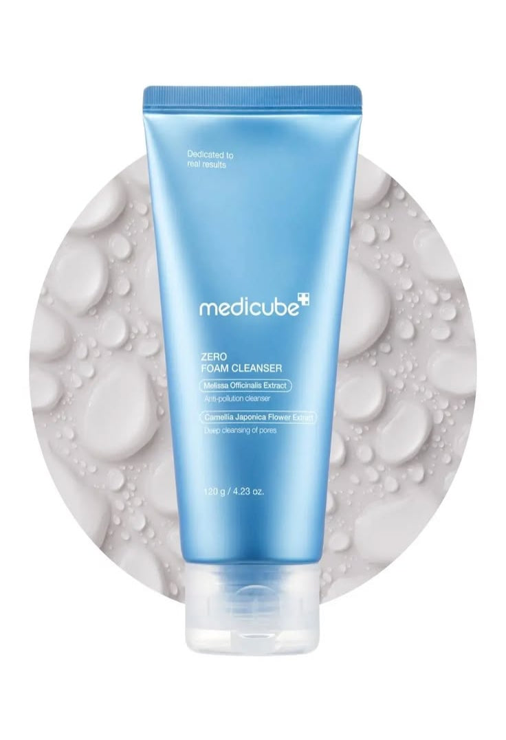 Medicube – Limpiador Espumoso Zero Foam Cleanser, 120 g