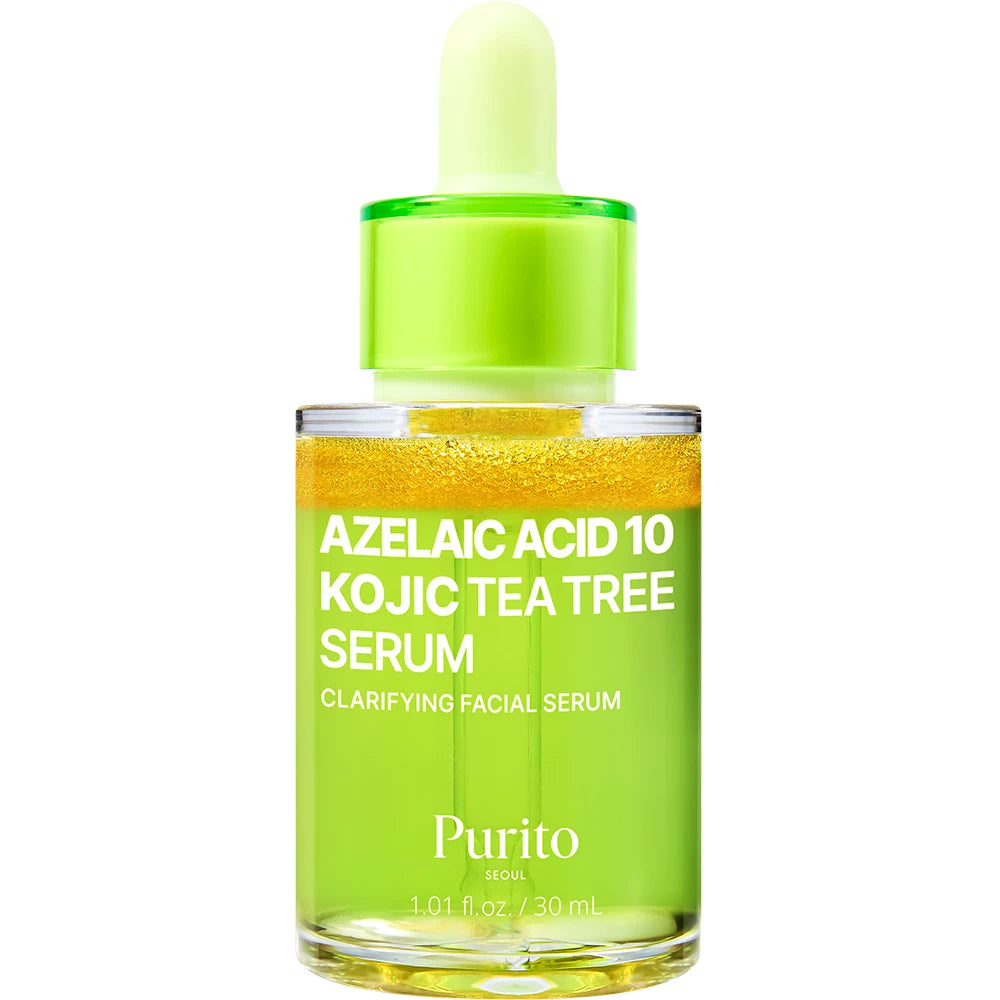 PURITO – Sérum de Ácido Azelaico 10%, Ácido Kójico y Árbol del Té, 30 ml