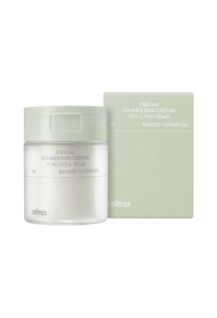 Celimax – Discos Tonificantes Cica BHA Anti-Imperfecciones Ji Woo Gae – 60 discos