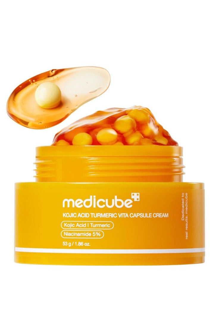 Medicube – Crema con Cápsulas de Ácido Kójico y Cúrcuma Vita – 53 g