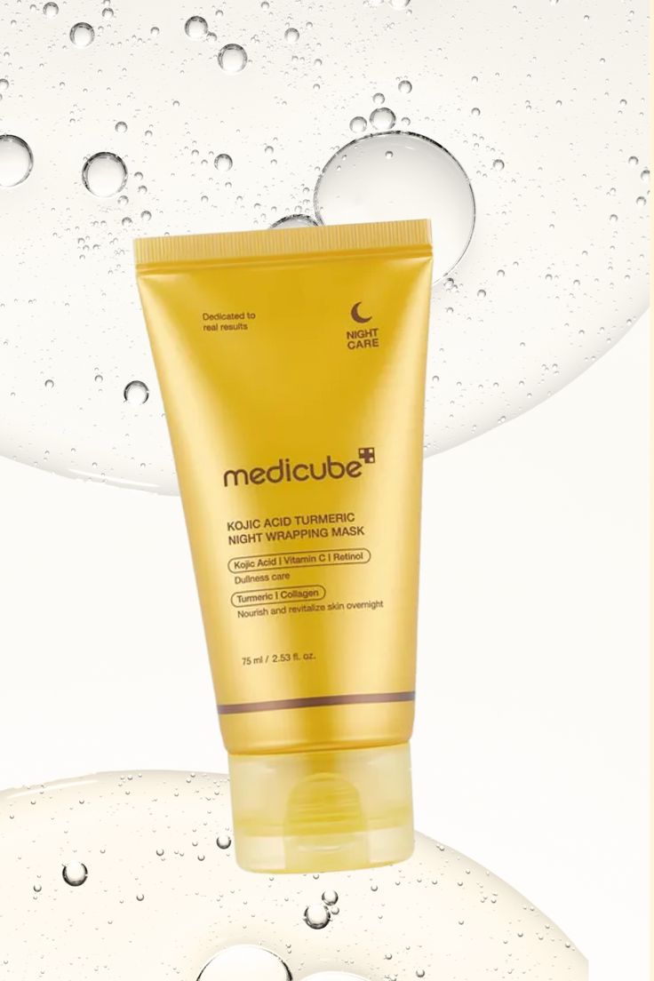 Medicube – Mascarilla Nocturna Iluminadora con Ácido Kójico y Cúrcuma, 75 ml